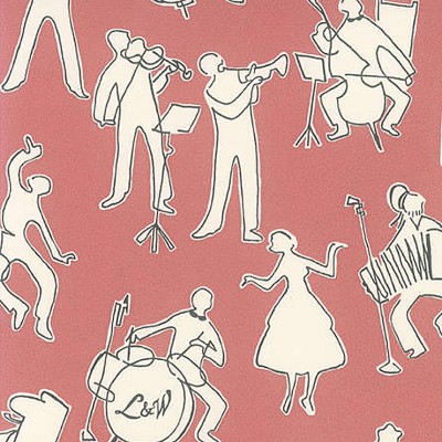 Фото Обои с рисунком - Крупный декор - стиль Английская классика - Розовые - Купить в Интернет-магазине