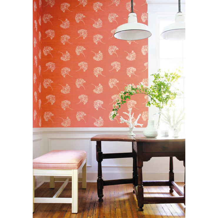 Фото Обои тканевые - Растение - стиль Американский - Бежевые - Купить в Интернет-магазине