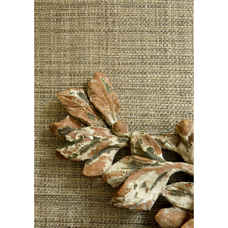 Фото Обои тканевые - Однотонные обои - стиль Американский - Коричневые - Купить в Интернет-магазине