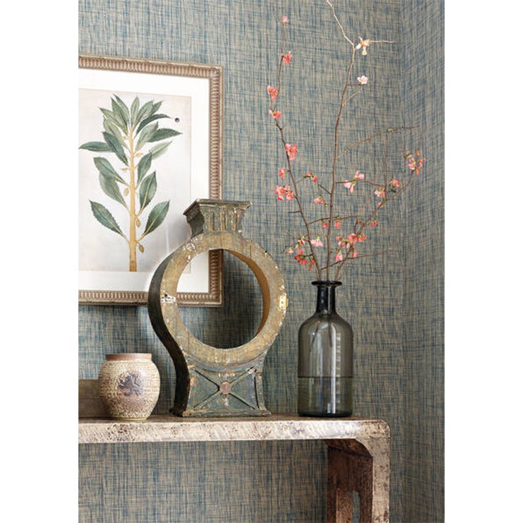 Фото Обои тканевые - Однотонные обои - стиль Американский - Оранжевые - Купить в Интернет-магазине