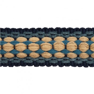 Фото Отделка для текстильных изделий - Тесьма - стиль Английский - Синяя - Купить в Интернет-магазине