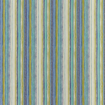 Фото Ткань портьерная с рисунком - Полоски - стиль Английский - Бирюзовые - Купить в Интернет-магазине