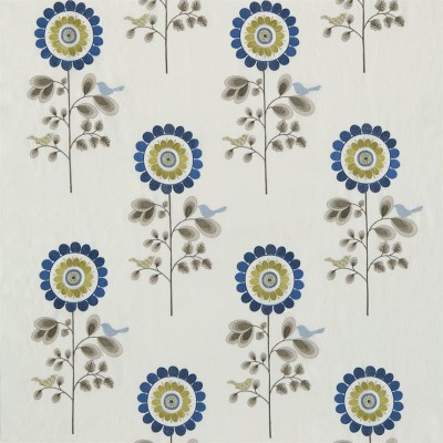 Фото Ткань портьерная с рисунком - Орнамент - стиль Английский - Светло-серый - Купить в Интернет-магазине