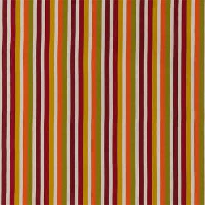 Фото Ткань портьерная с рисунком - Полоски - стиль Английский - Оранжевые - Купить в Интернет-магазине