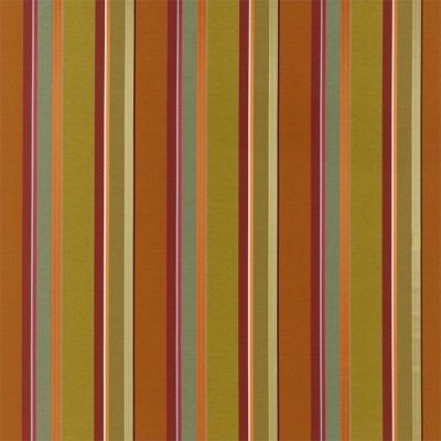 Фото Ткань портьерная с рисунком - Полоски - стиль Английский - Оранжевые - Купить в Интернет-магазине