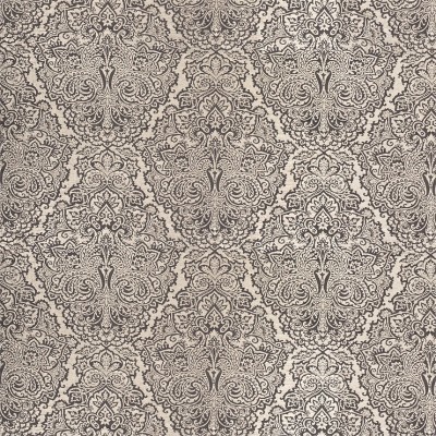 Фото Ткань портьерная с рисунком - Орнамент - стиль Английский - Черный - Купить в Интернет-магазине