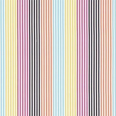 Фото Ткань портьерная с рисунком - Полоски - стиль Английский - Оранжевые - Купить в Интернет-магазине