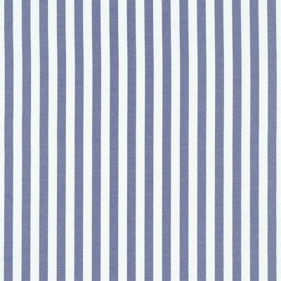 Фото Ткань портьерная с рисунком - Полоски - стиль Английский - Синие - Купить в Интернет-магазине