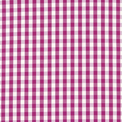 Фото Ткань портьерная с рисунком - Клетка - стиль Английский - Малиновая - Купить в Интернет-магазине