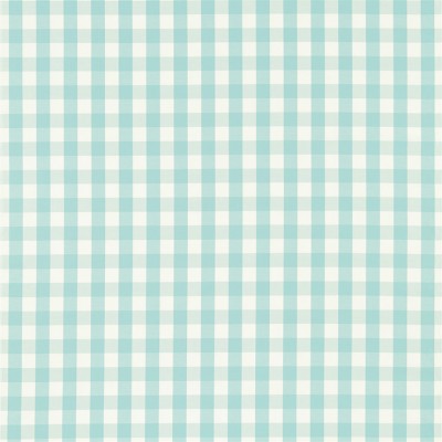 Фото Ткань портьерная с рисунком - Клетка - стиль Английский - Бирюзовая - Купить в Интернет-магазине