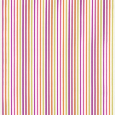 Фото Ткань портьерная с рисунком - Полоски - стиль Английский - Оранжевые - Купить в Интернет-магазине