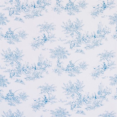 Фото Ткань портьерная с рисунком - Туаль - стиль Английский - Белая - Купить в Интернет-магазине