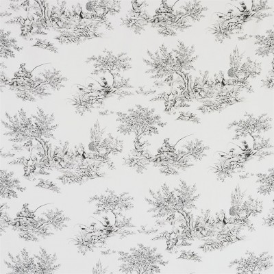 Фото Ткань портьерная с рисунком - Туаль - стиль Английский - Светло-серая - Купить в Интернет-магазине