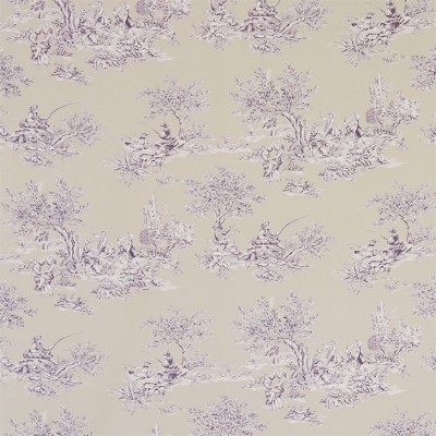 Фото Ткань портьерная с рисунком - Туаль - стиль Английский - Бежевая - Купить в Интернет-магазине