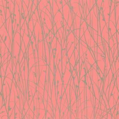 Фото Обои с рисунком - Растение - стиль Современных дизайнеров - Розовые - Купить в Интернет-магазине