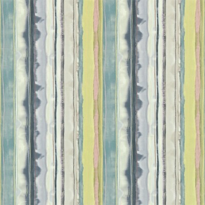 Фото Ткань портьерная с рисунком - Полоски - стиль Современный - Бирюзовые - Купить в Интернет-магазине