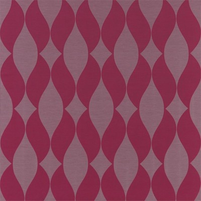 Фото Ткань портьерная с рисунком - Орнамент - стиль Современный - Малиновый - Купить в Интернет-магазине
