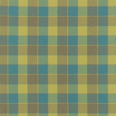 Фото Ткань портьерная с рисунком - Клетка - стиль Английский - Желтая - Купить в Интернет-магазине