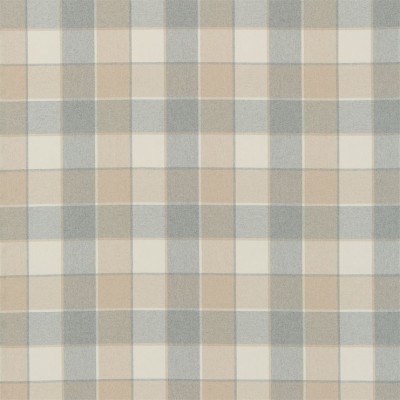 Фото Ткань портьерная с рисунком - Клетка - стиль Английский - Бежевая - Купить в Интернет-магазине