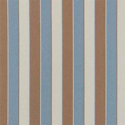 Фото Ткань портьерная с рисунком - Полоски - стиль Английский - Синие - Купить в Интернет-магазине