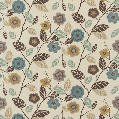 Фото Ткань портьерная с рисунком - Цветы - стиль Современный - Купить в Интернет-магазине