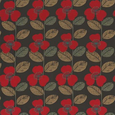 Фото Ткань портьерная с рисунком - Цветы - стиль Современный - Купить в Интернет-магазине