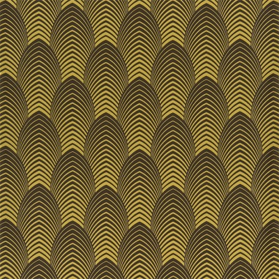 Фото Ткань портьерная с рисунком - Орнамент - стиль Современный - Черный - Купить в Интернет-магазине