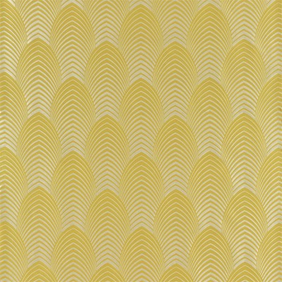 Фото Ткань портьерная с рисунком - Орнамент - стиль Современный - Желтый - Купить в Интернет-магазине