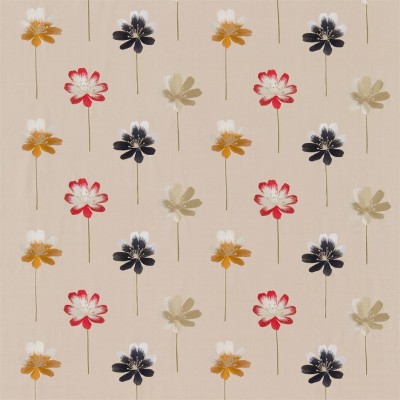 Фото Ткань портьерная с рисунком - Цветы - стиль Английский - Купить в Интернет-магазине