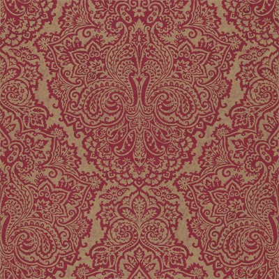 Фото Обои с рисунком - Дамаск - стиль Современный - Малиновые - Купить в Интернет-магазине