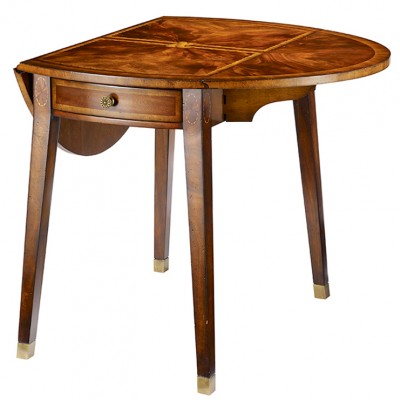 Фото Стол игральный/ чайный/центральный - стиль Американская классика - Для гостиной - Купить в Интернет-магазине