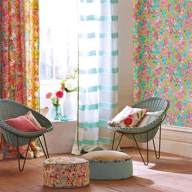 Фото Обои с рисунком - Цветы - стиль Современный - Белые - Купить в Интернет-магазине