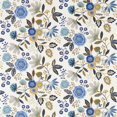 Фото Ткань портьерная с рисунком - Цветы - стиль Современный - Купить в Интернет-магазине