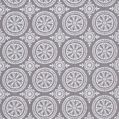 Фото Ткань портьерная с рисунком - Орнамент - стиль Современный - Серый - Купить в Интернет-магазине