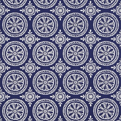 Фото Ткань портьерная с рисунком - Орнамент - стиль Современный - Синий - Купить в Интернет-магазине