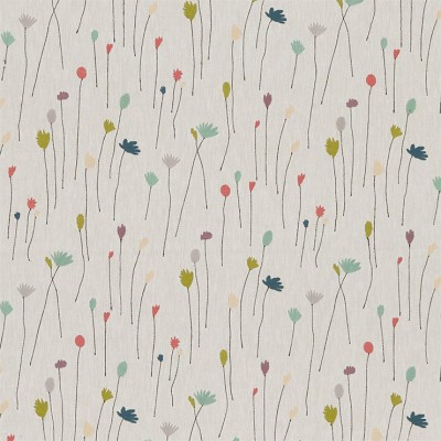 Фото Ткань портьерная с рисунком - Цветы - стиль Современный - Купить в Интернет-магазине