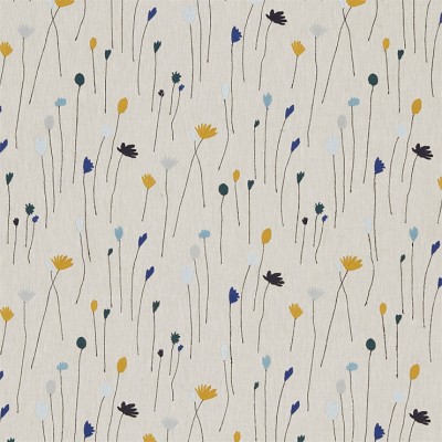 Фото Ткань портьерная с рисунком - Цветы - стиль Современный - Купить в Интернет-магазине