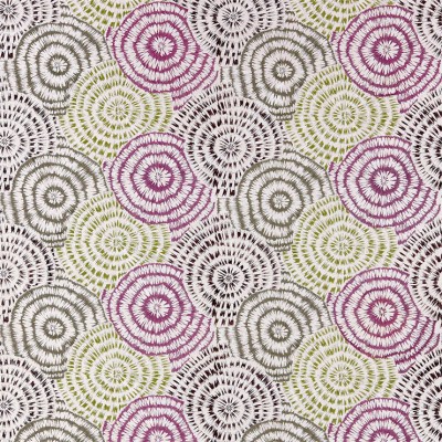 Фото Ткань портьерная с рисунком - Абстракция - стиль Современный - Кремовая - Купить в Интернет-магазине