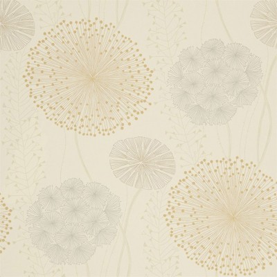 Фото Обои с рисунком - Растение - стиль Современный - Белые - Купить в Интернет-магазине