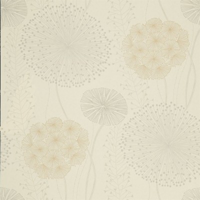 Фото Обои с рисунком - Растение - стиль Современный - Белые - Купить в Интернет-магазине