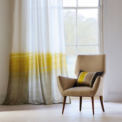 Фото Ткань портьерная с рисунком - Полоски - стиль Английский - Белые - Купить в Интернет-магазине