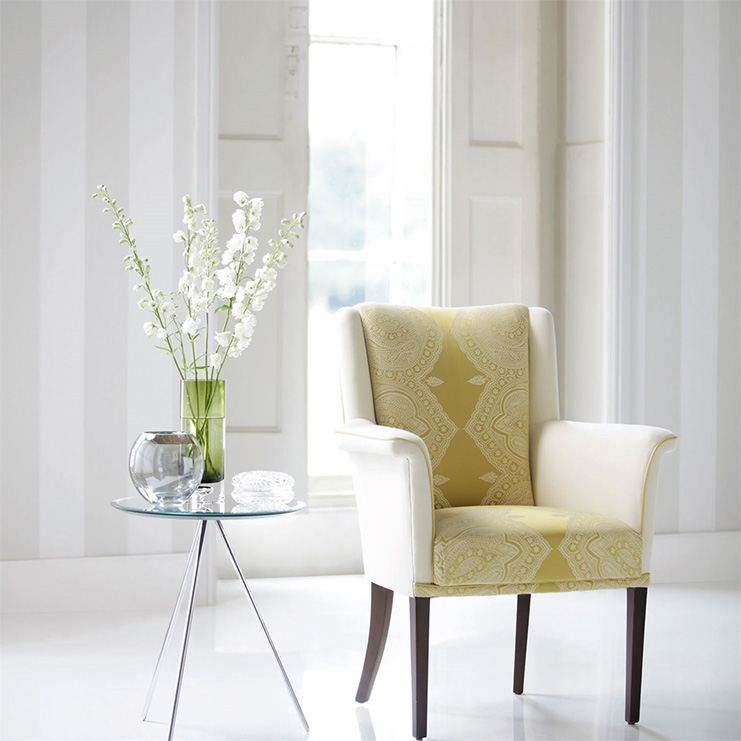 Фото Обои с рисунком - Полоски - стиль Английская классика - Бирюзовые - Купить в Интернет-магазине Фото Обои с рисунком - Полоски - стиль Английская классика - Бирюзовые - Купить в Интернет-магазине