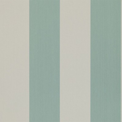 Фото Обои с рисунком - Полоски - стиль Английская классика - Бирюзовые - Купить в Интернет-магазине