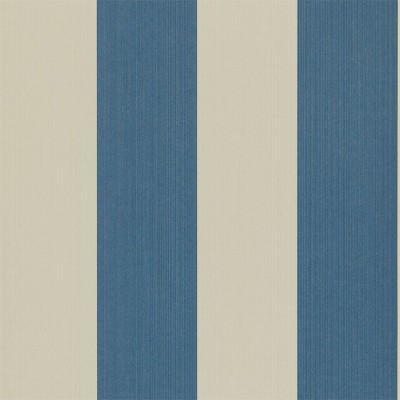 Фото Обои с рисунком - Полоски - стиль Английская классика - Синие - Купить в Интернет-магазине