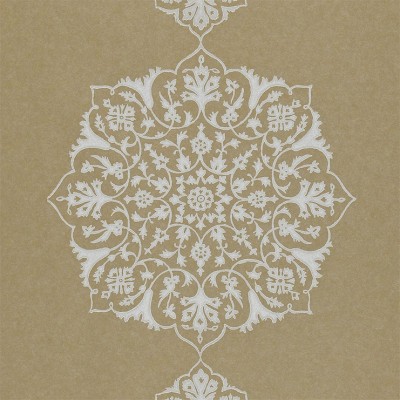Фото Обои с рисунком - Орнамент - стиль Английская классика - Коричневые - Купить в Интернет-магазине