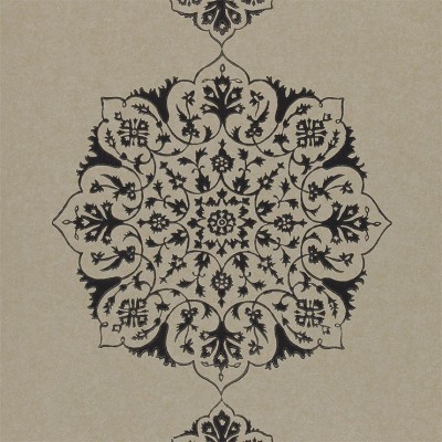 Фото Обои с рисунком - Орнамент - стиль Английская классика - Серые - Купить в Интернет-магазине