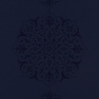 Фото Обои с рисунком - Орнамент - стиль Английская классика - Синие - Купить в Интернет-магазине