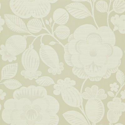 Фото Обои с рисунком - Цветы - стиль Английская классика - Светло-серые - Купить в Интернет-магазине