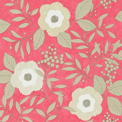 Фото Обои с рисунком - Цветы - стиль Английская классика - Розовые - Купить в Интернет-магазине