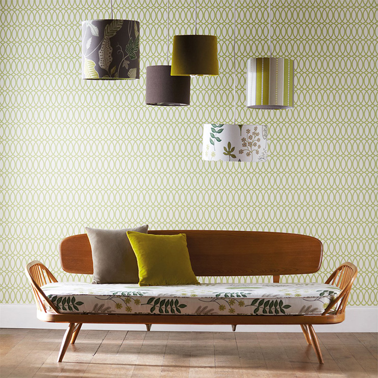 Фото Обои с рисунком - Орнамент - стиль Английская классика - Белые - Купить в Интернет-магазине Фото Обои с рисунком - Орнамент - стиль Английская классика - Белые - Купить в Интернет-магазине